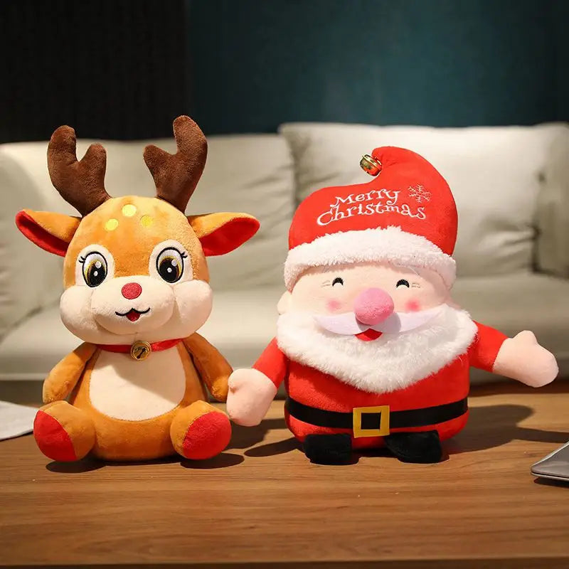 Lovely Santa Claus & Elk Plush Toys - Image 6