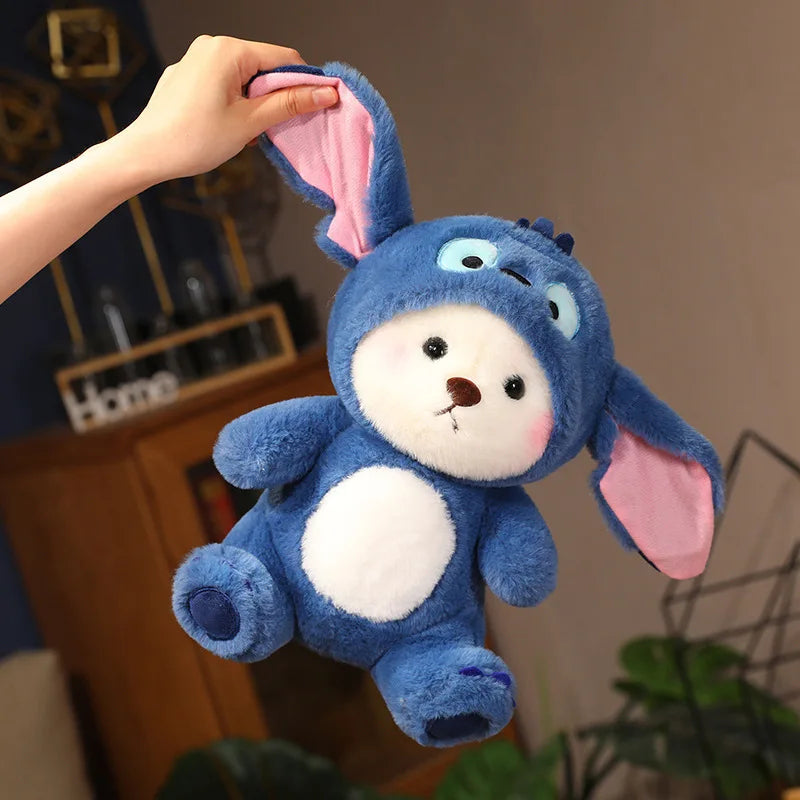 Cute 30cm Bear Plush Toy - Transform into Disney Stitch! Soft & Adorable! - Image 3
