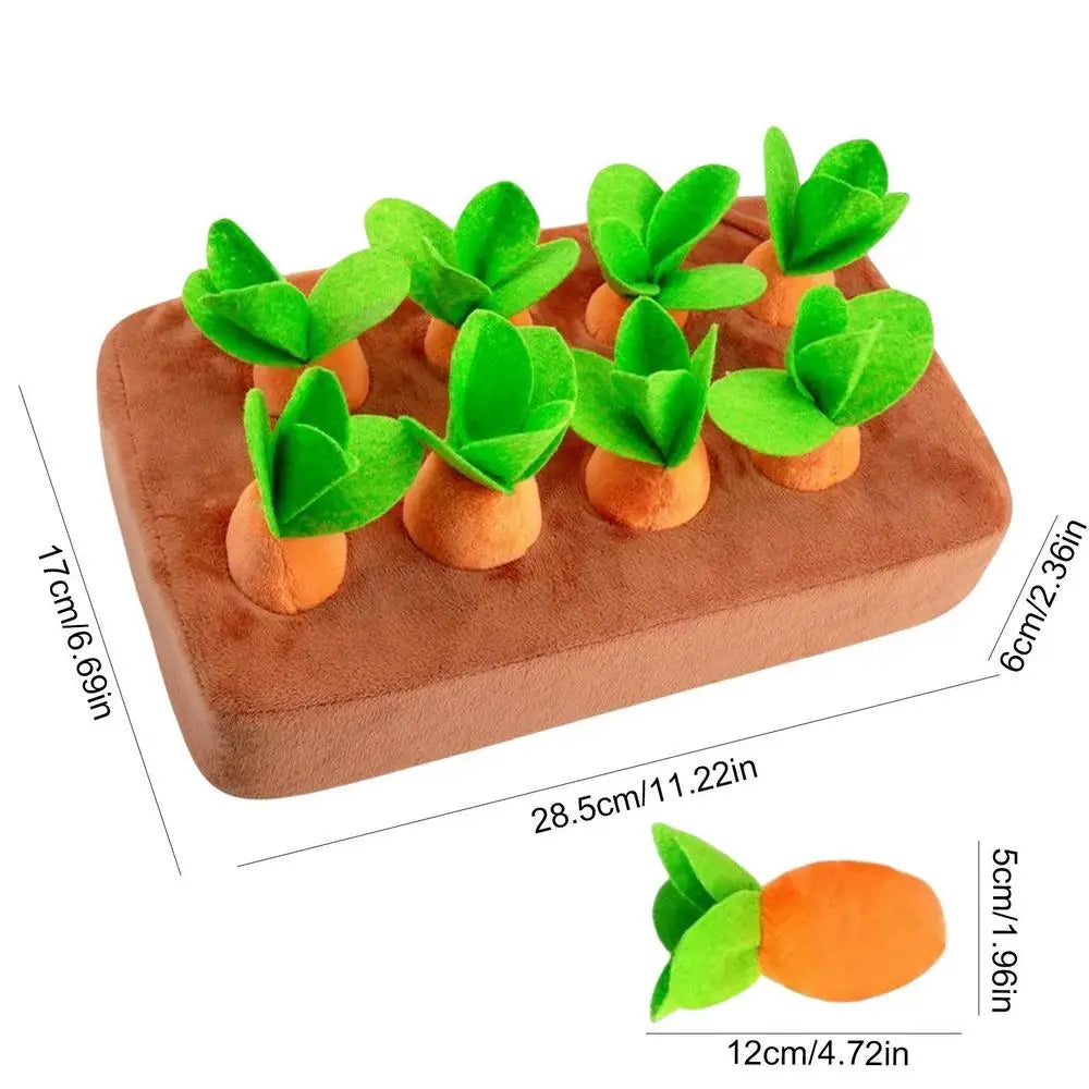 Pet Carrot Plush Toy - Interactive Chew & Sniff Training for Dogs - Image 4