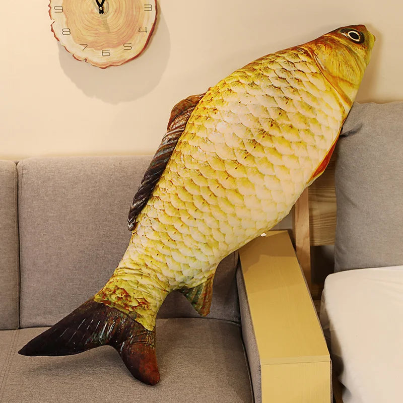 Funny Fish Plush Toy - Soft Carp Pillow for Kids & Creative Sleep Cushion - Image 9