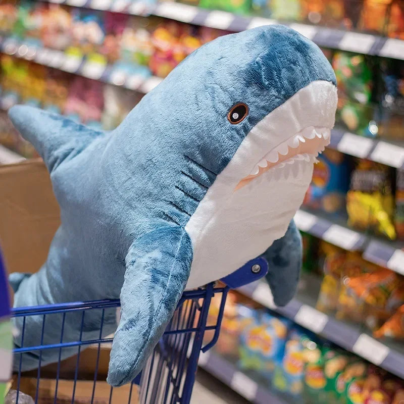 Cute Mini Blue Shark Plush Toy - Soft Sea Animal Pillow for Kids & Decor - Image 4