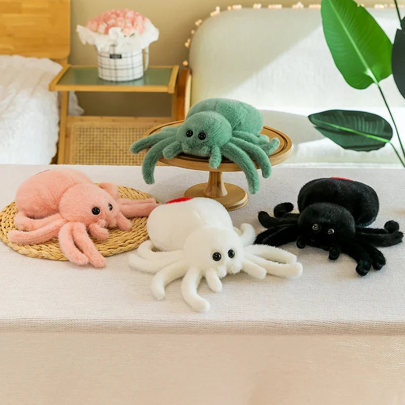 Creepy-Crawly Plush Spider Doll - Adorable Jumping Reptile Toy! - Image 7