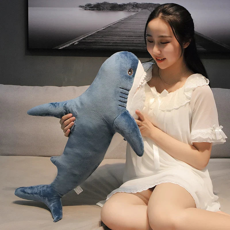 Funny Shark Plush Toy - Cozy Sleeping Pillow for Kids & Fun Decor - Image 4