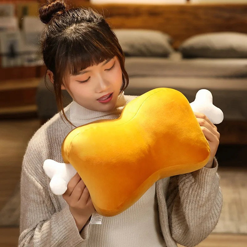 Kawaii Plush Chicken Leg Pillow - Fun Cushion for Cozy Comfort - Image 4