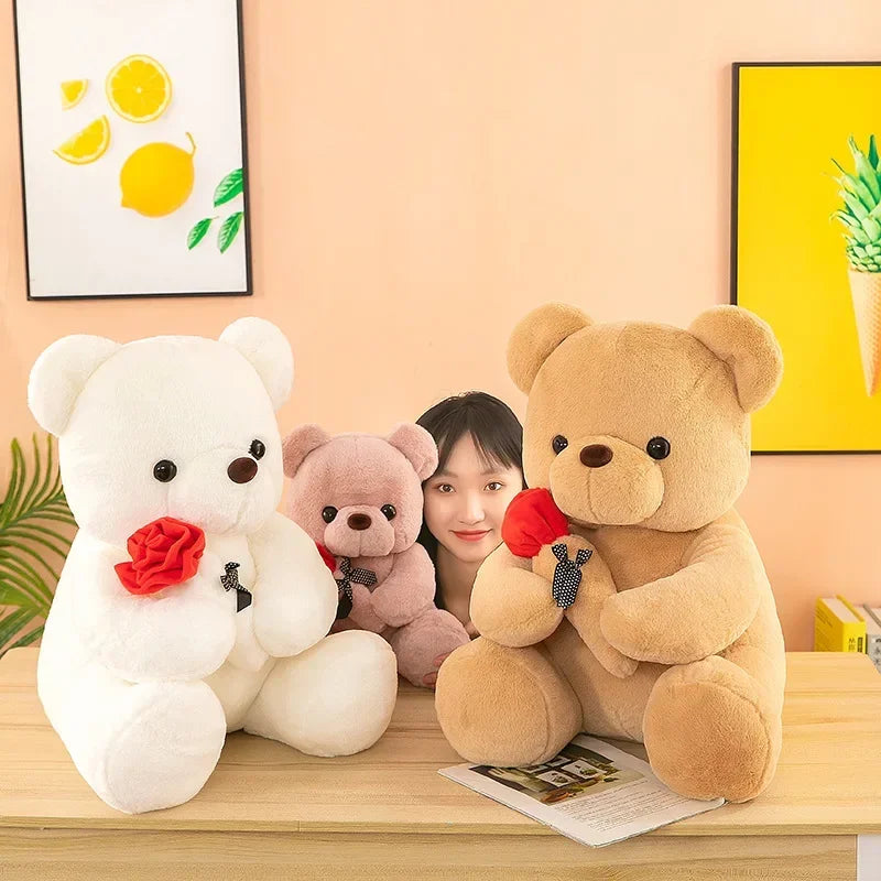 Valentine's Day Plush Teddy Bear - Adorable 25-55CM Gift for Girls - Image 4