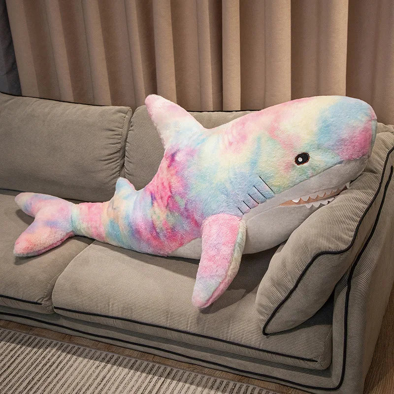 Kawaii Shark Plush Toy - Soft, Colorful, Perfect for Kids' Gifts! - Image 9