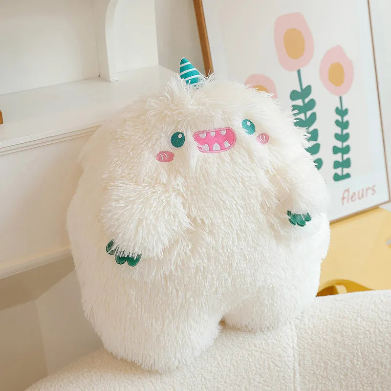 Ugly Cute Green Little Monster Plush Toy - Adorable Sleep Pillow Gift - Image 4