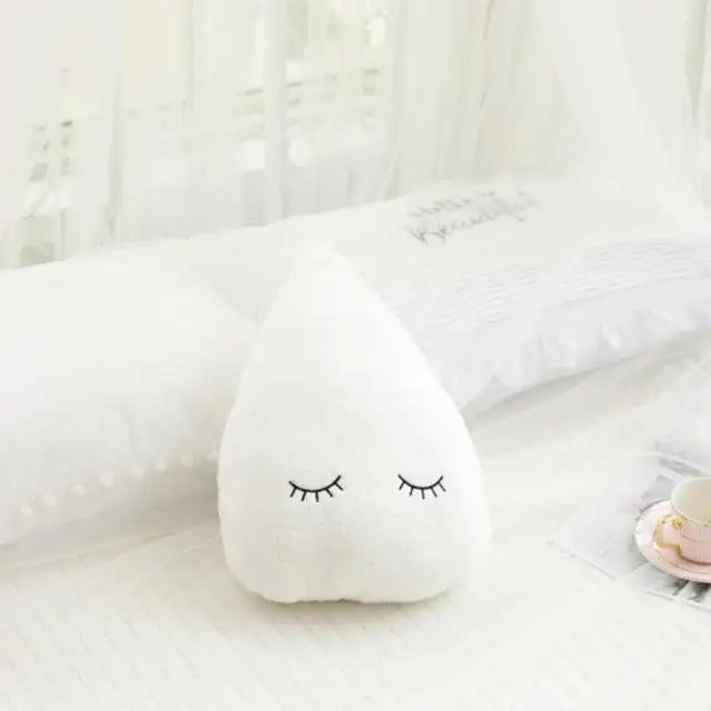 Soft Plush Cloud & Star Raindrop Pillow - Cozy Kids' Room Decor - Image 18