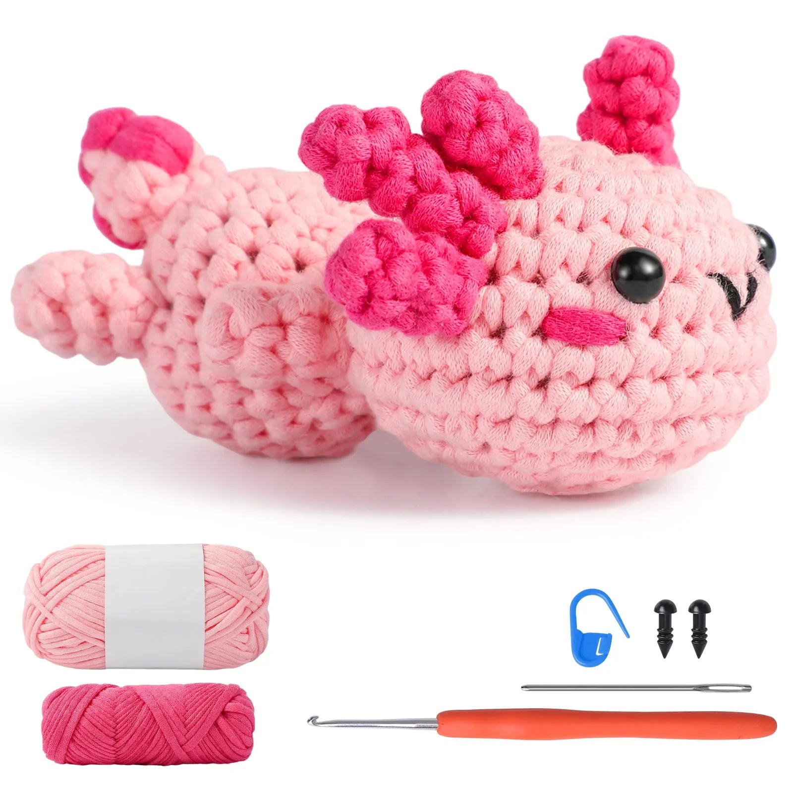 Animal DIY Crochet Kit: Easy Plush Doll with Quality Yarn & Needles - Image 6
