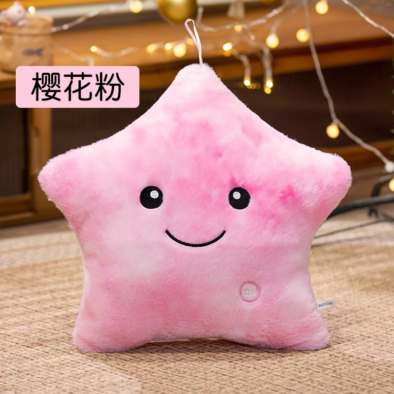 Luminous Five-Pointed Star Plush Toy - Soft Glowing Doll Pillow - Image 10