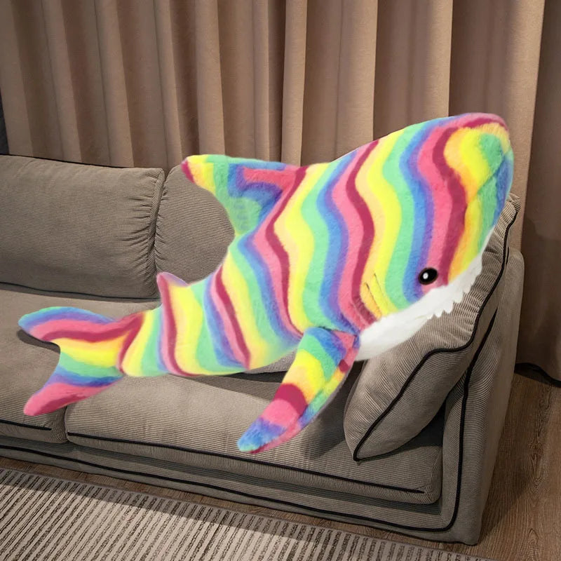 Kawaii Shark Plush Toy - Soft, Colorful, Perfect for Kids' Gifts! - Image 10