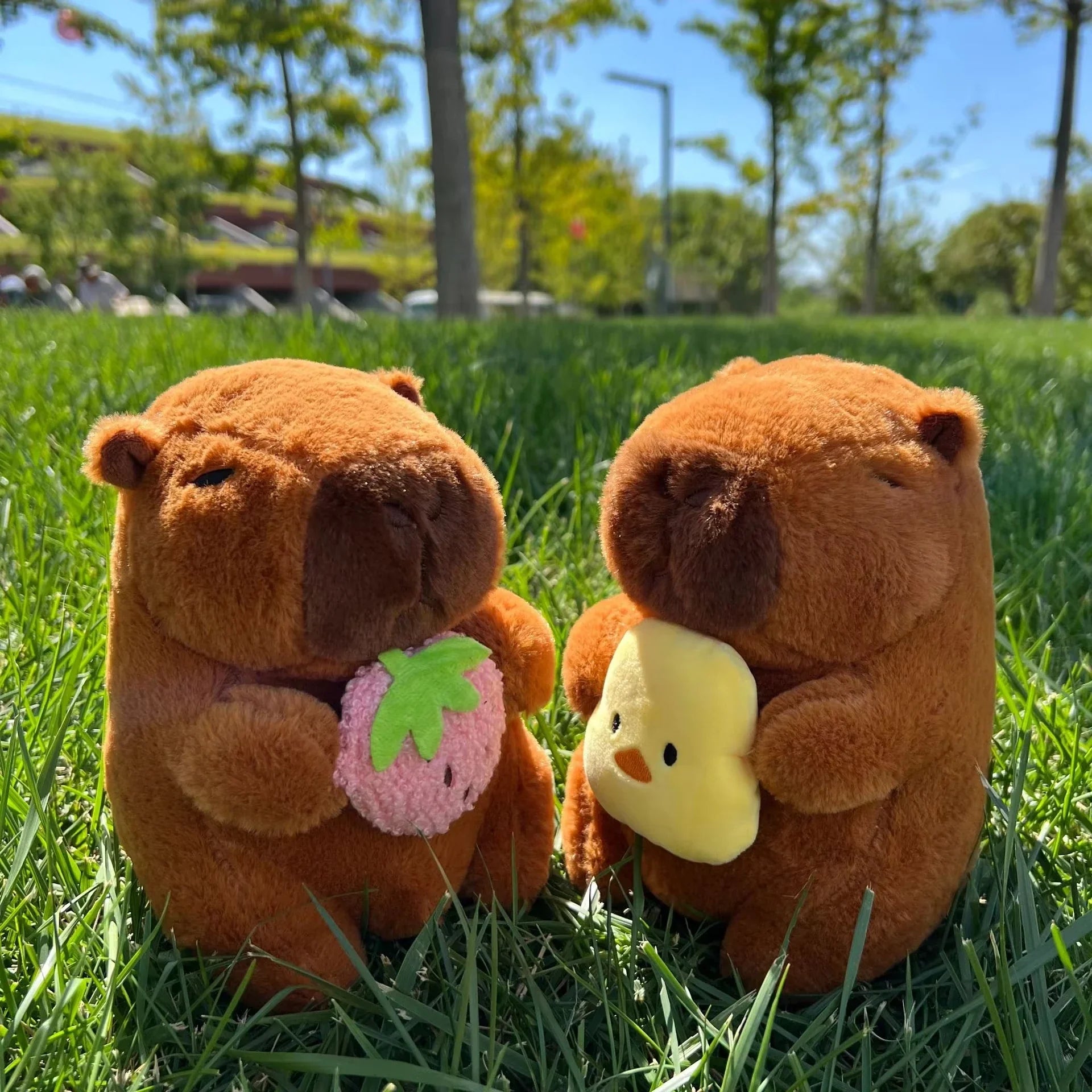 Cute 21cm Capybara Plush Toy - Fluffy Beach Style Stuffed Animal Gift - Image 7