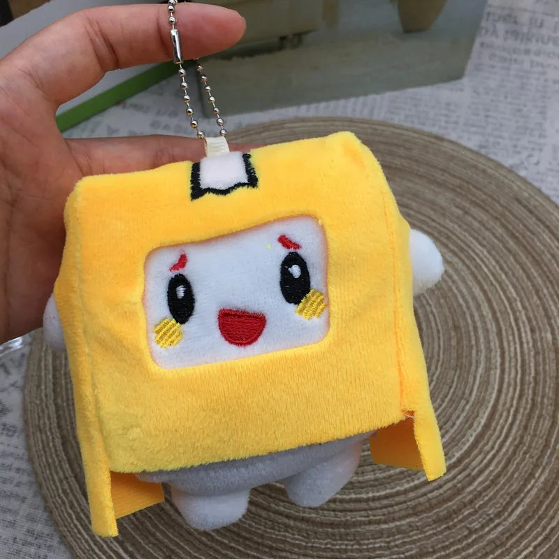 Lanky Boxes Plush Keychain: Adorable Cartoon Animal Figures for Kids - Image 4