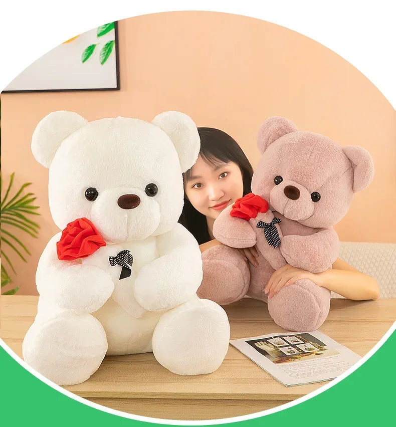 Valentine's Day Plush Teddy Bear - Adorable 25-55CM Gift for Girls - Image 7