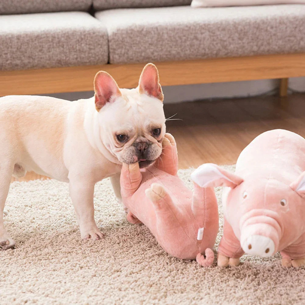 Cute Plush Pig Chew Toy for Dogs - Image 3