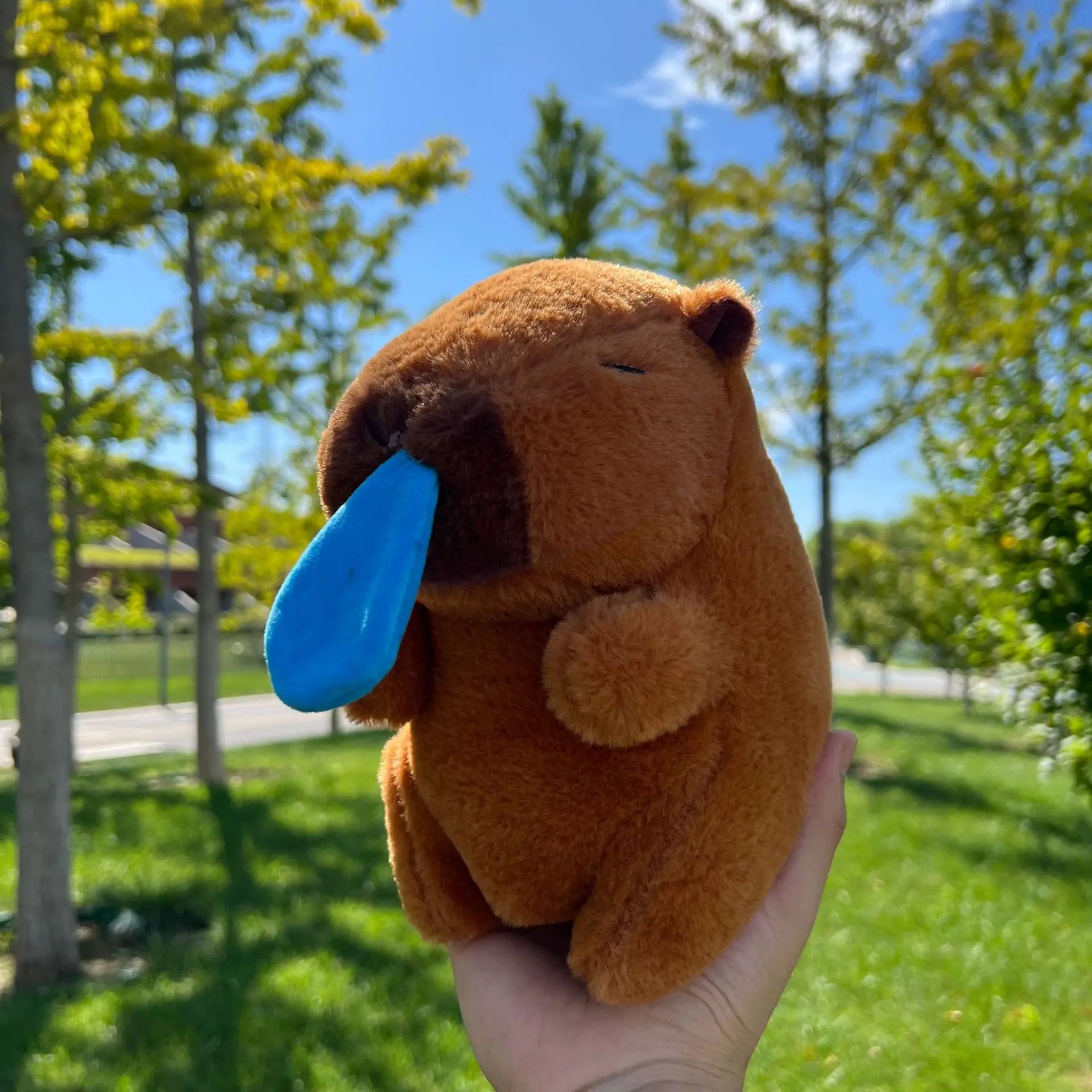 Cute 21cm Capybara Plush Toy - Fluffy Beach Style Stuffed Animal Gift - Image 10