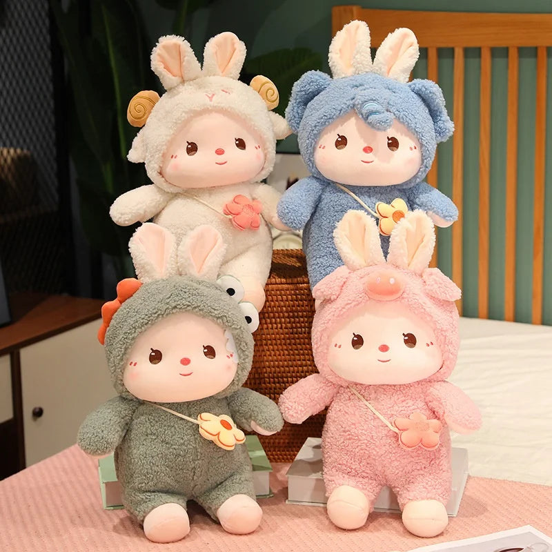 Cute Rabbit Plush Toy - Adorable Stuffed Doll for Cozy Sleep & Play
