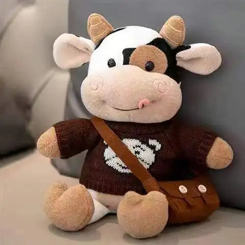 Cute 26CM Cartoon Milk Cow Plush Doll - Soft Stuffed Animal Pillow Toy - Image 13