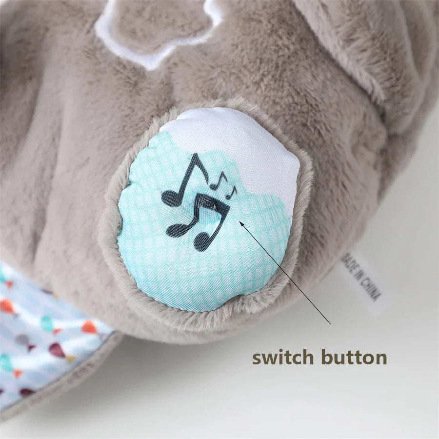 Breathing Bear Soothing Plush Toy with Music & Light for Baby Sleep - Image 9