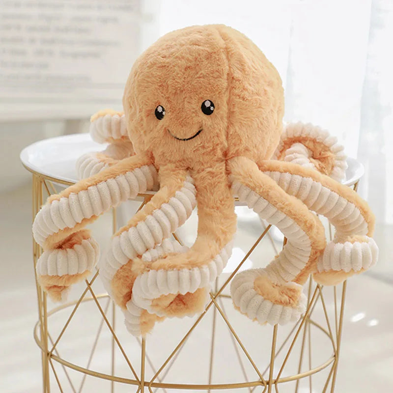 Simulation Octopus Plush Toy - Cute Ocean Creature with Sound - Image 6