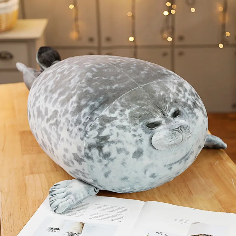 Cute Sea Lion Plush Pillow - Soft & Adorable Home Decor Accent - Image 4