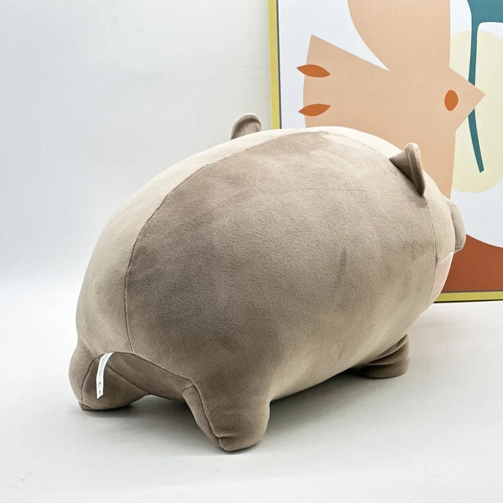 Moo Deng Weighted Hippo Plush Toy - Soft, Cuddly Home Decor Gift - Image 5
