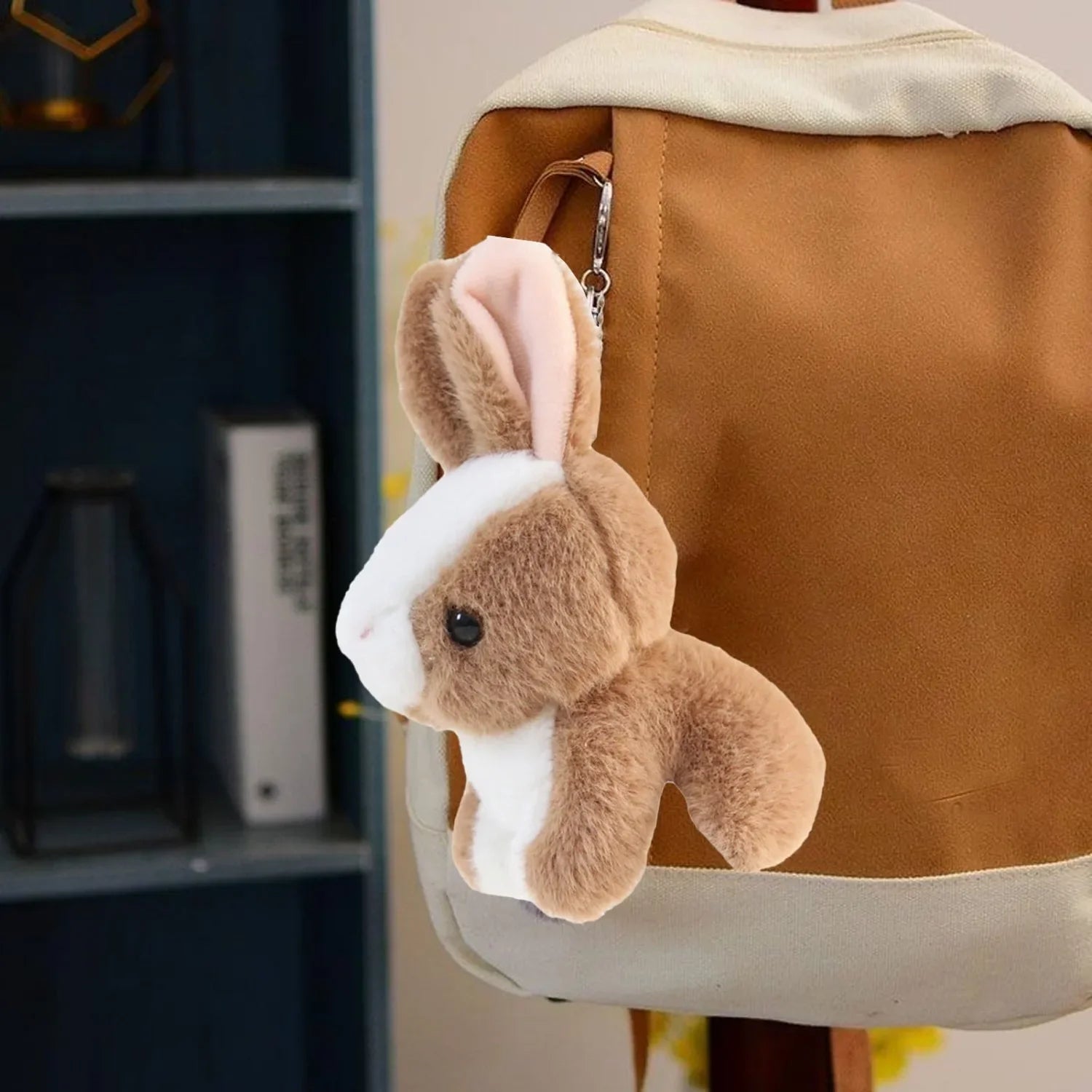 Ultrasoft Plush Bunny Rabbit Toy - Adorable Handbag Pendant for Kids - Image 9