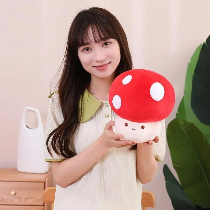 Cute Kawaii Shiitake Mushroom Plush Toy - Soft & Lifelike Gift for Kids - Image 7