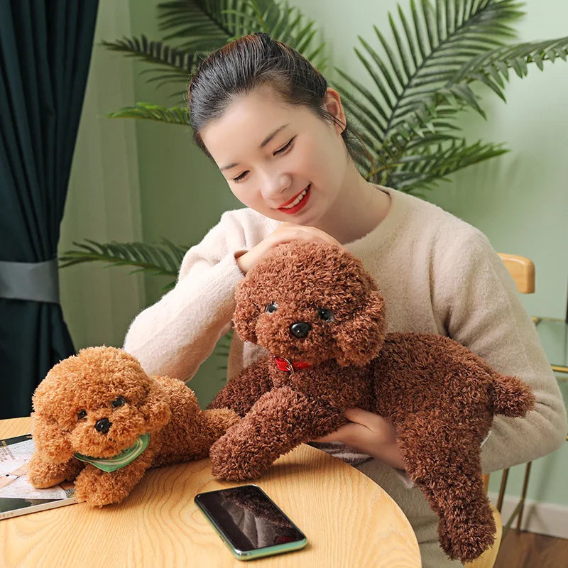 Soft Realistic Teddy Dog Plush Toy - Adorable Gift for Kids & Babies - Image 3