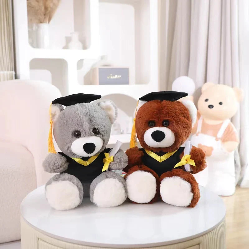Graduate Plush Dolls: Adorable Capybara, Owl & Bear Stuffed Toys - Image 7