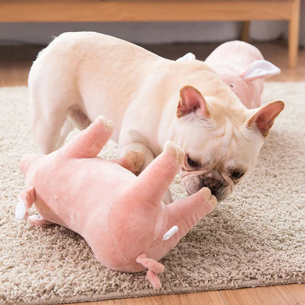 Cute Plush Pig Chew Toy for Dogs - Image 6