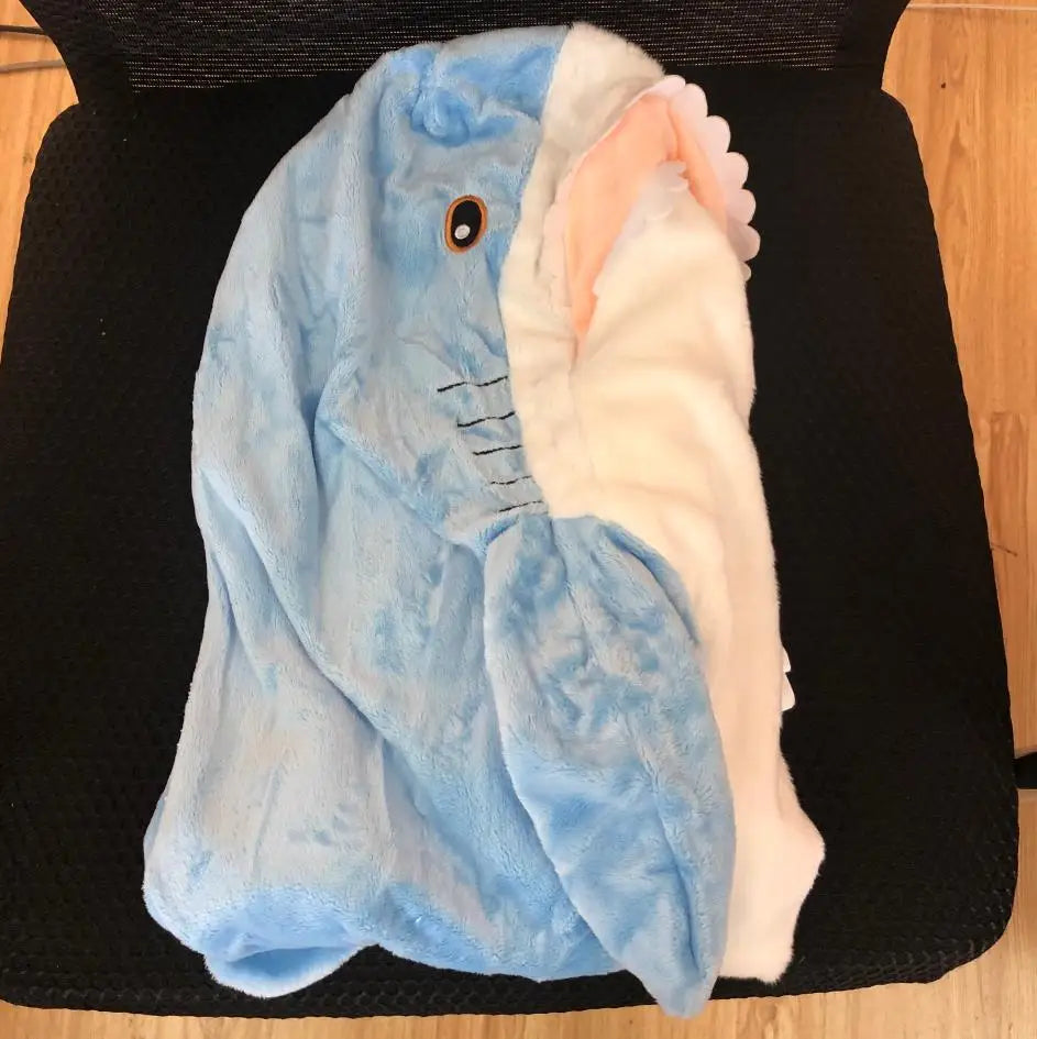 Giant Soft Shark Plush Toy - Cozy Fish Pillow for Kids & Gifts - Image 11