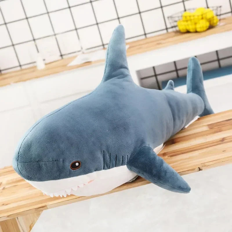 Cute Mini Blue Shark Plush Toy - Soft Sea Animal Pillow for Kids & Decor - Image 6