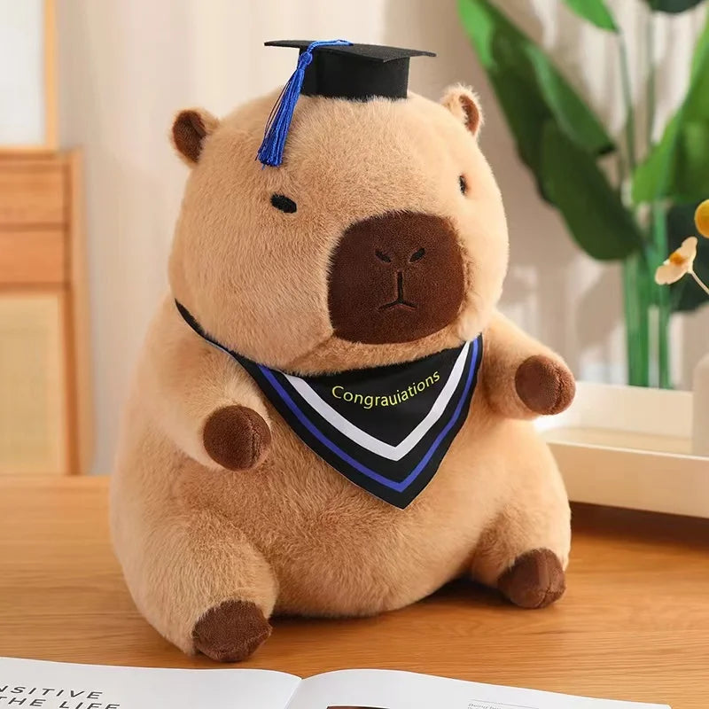 Graduation Capybara Plush Toy - Cute Doctor Doll Gift for Graduates - Image 11