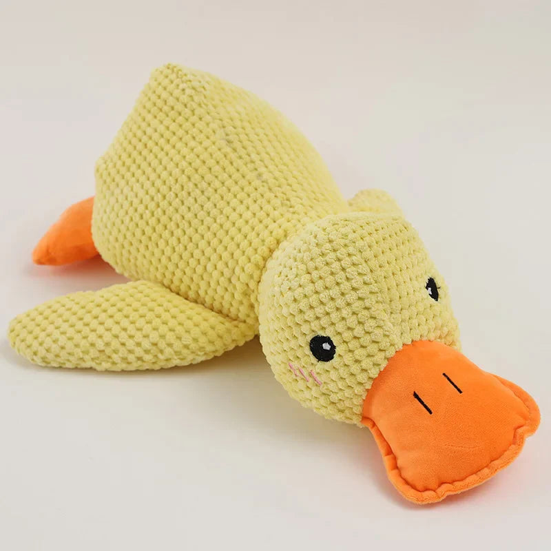Bite-Resistant Plush Duck Toy for Dogs - Teething & Sleep Aid - Image 6