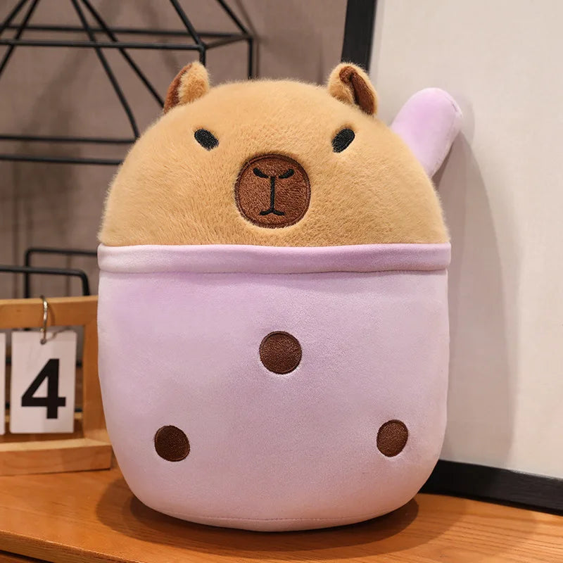 Capibara Cuddle Buddy: Plush Throw Pillow & Doll for Kids' Joy - Image 9