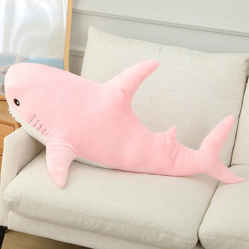 Simulated Shark Plush Toy - Super Soft Cartoon Pillow for Kids' Decor - Image 8