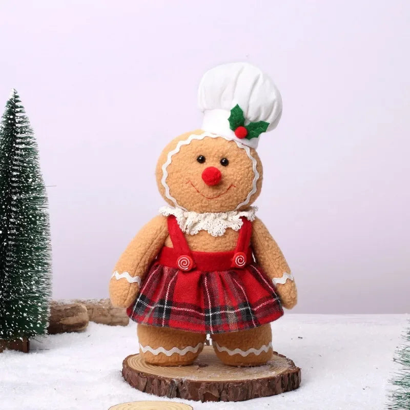 Kawaii Gingerbread Plush Toy - Adorable Christmas Ornament for All! - Image 5