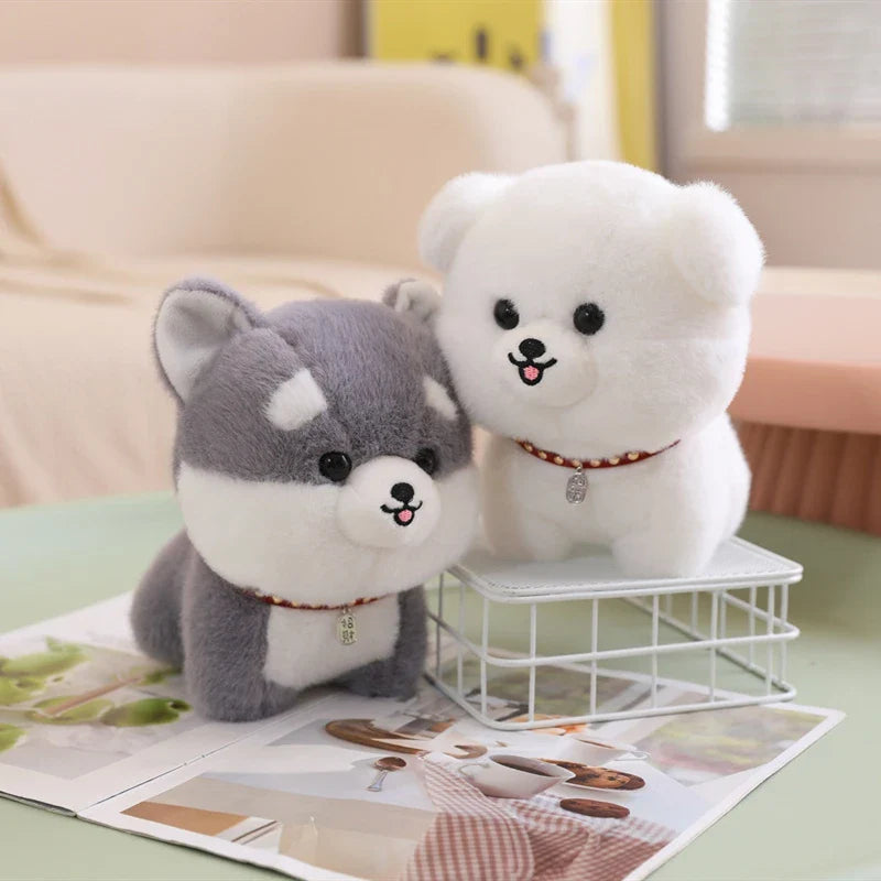 Cute Fluffy Shiba Inu Plush Toy - Adorable Soft Stuffed Animal for Kids - Image 9