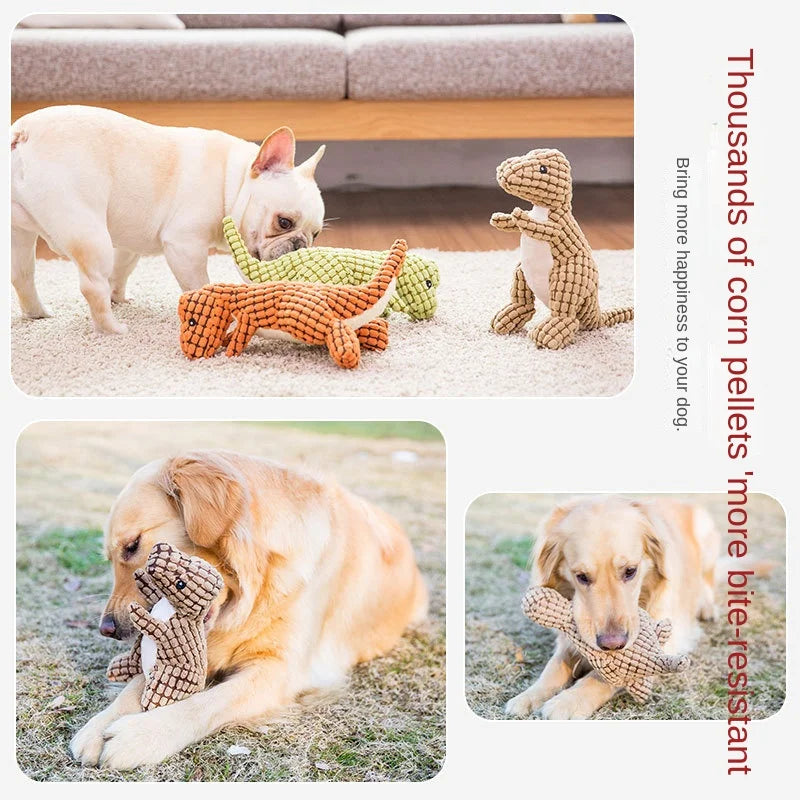 Dinosaur Teeth Grinding Toy: Bite-Resistant Stress Relief for Dogs - Image 5