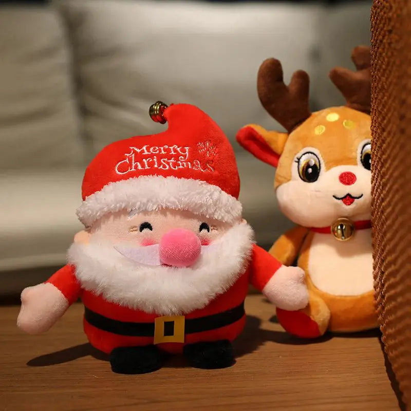 Lovely Santa Claus & Elk Plush Toys - Image 3