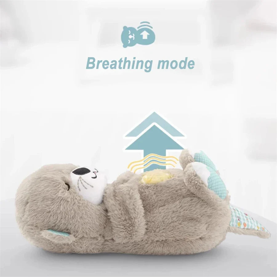 Breathing Bear Soothing Plush Toy with Music & Light for Baby Sleep - Image 5