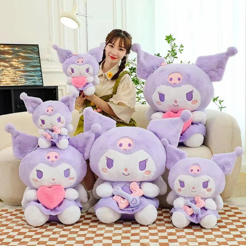 Cupid Kuromi Plush Doll - Adorable Valentine's Gift for Couples & Kids