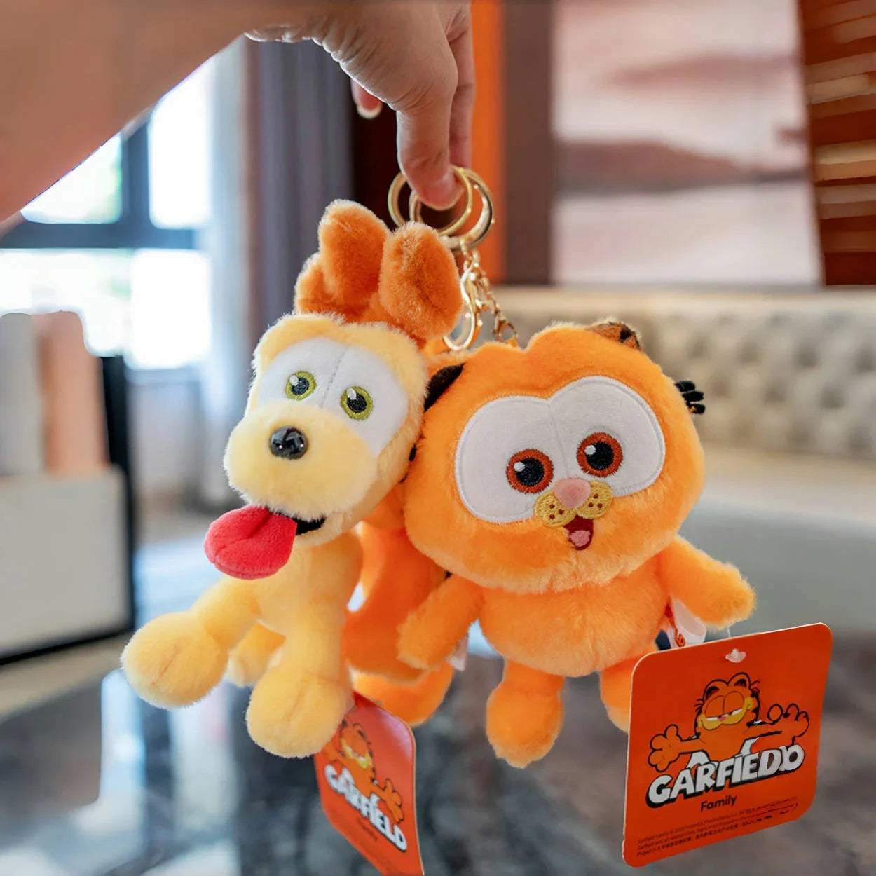 Lovely Garfield Plush: Adorable Lazy Cat Pendant for Anime Fans - Image 7