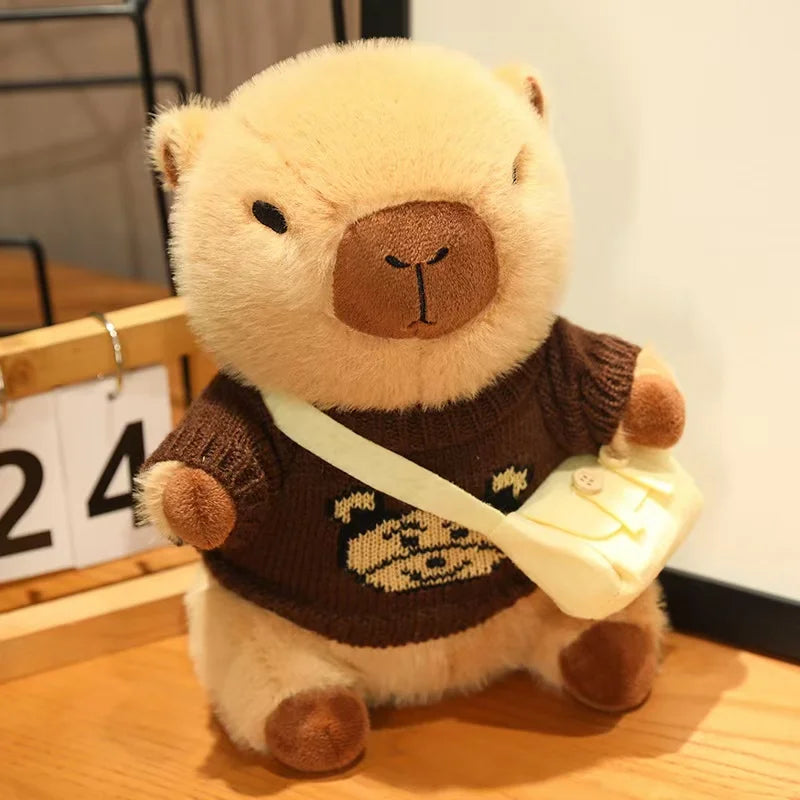 Capybara Cuddle Plush Toy - Adorable Gift for Kids & Collectors - Image 14