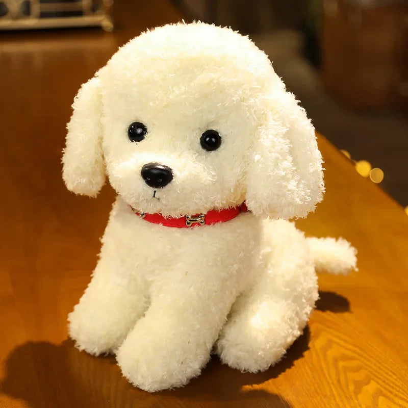 Creative 22cm Realistic Poodle Plush Toy - Handmade Lucky Dog Figure - Image 4