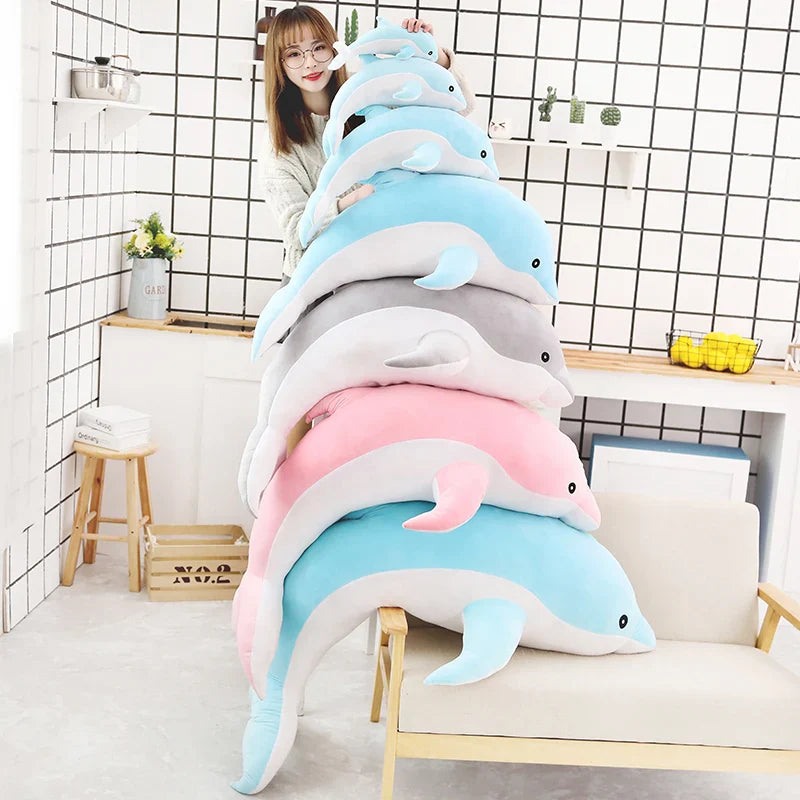 Adorable 30cm Dolphin Plush Toy - Soft, Cute, Perfect for Kids' Decor! - Image 8