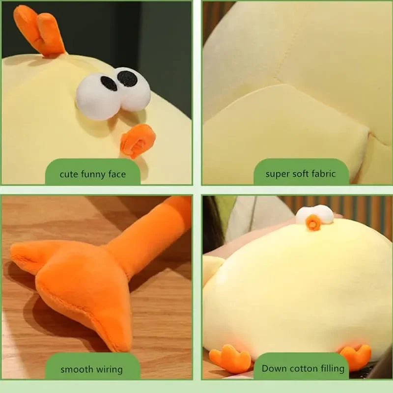 Funny Fat Chicken Plush Toy - Soft, Cute Neck Pillow for Kids & Gifts - Image 7