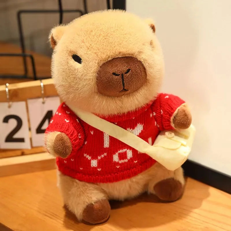 Cute Capybara Plush Toy - Cozy Sweater Doll for Kids & Home Decor - Image 12