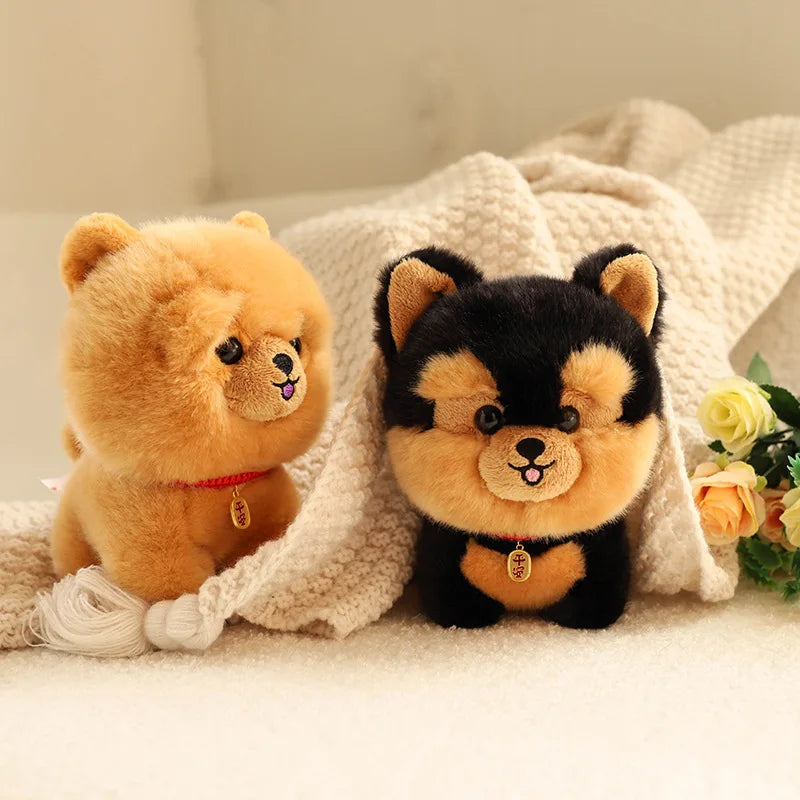 Cute Plush Puppy Dolls - Adorable Husky & Corgi Toys for Kids' Gifts - Image 3